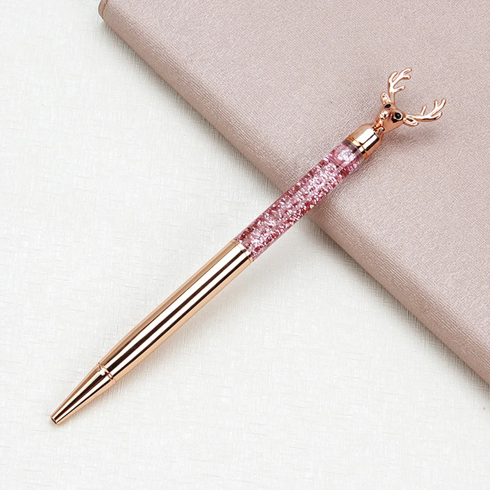 

Reindeer Ballpoint Pens Metal Body Smooth Writing Fine Point Wear-Resistant For Work Study Stationery Creative Gift Pen