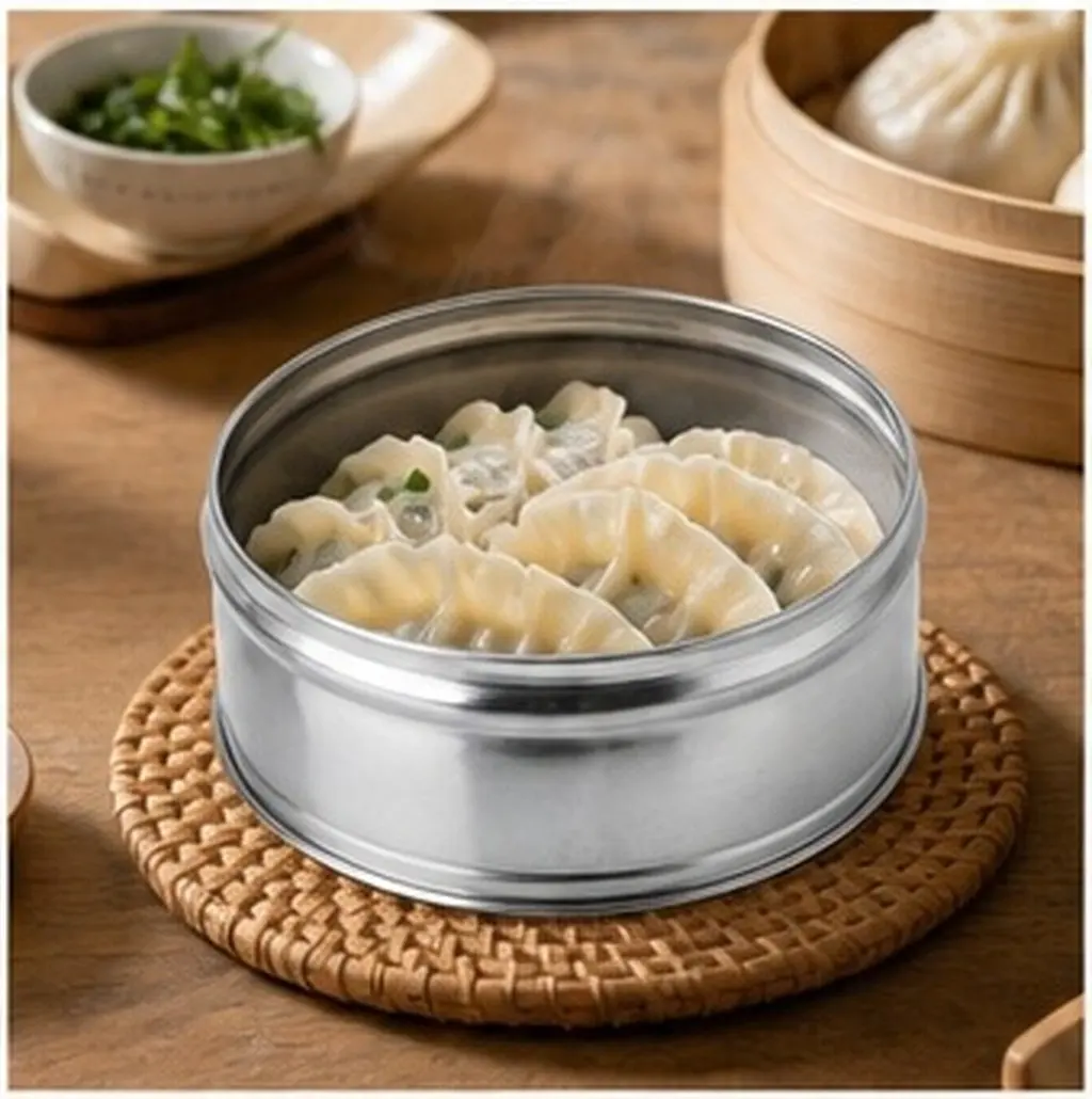 Heavy Duty Stainless Steel Steaming Basket for Pot - Multi-Use Food Steamer Tray for Dumplings Buns Vegetables - Reusable