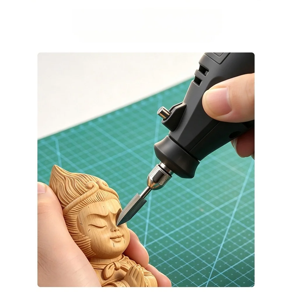 5PCS High Performance Steel Rotary Burr Set Wood Carving Tools For Electric Grinder Engraving Trimming Polishing Accessories