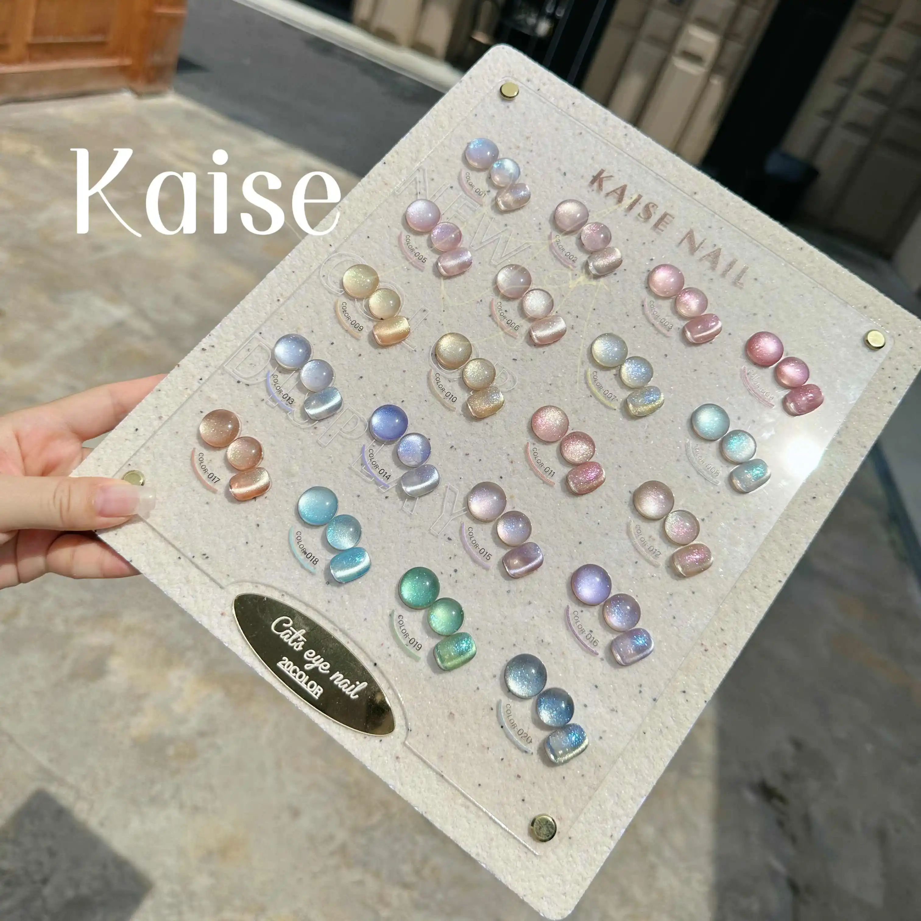 

KAISE Multicolor 20 Colors Moonlight Cat Eye Nail Gel Set Nail Salon 2025 New Hot Sale Nail Art Non-toxic UV Gel Wholesale