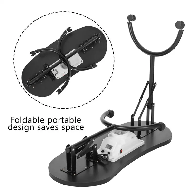 Professional Folding Portable Vented Beauty Manicure Table Nail Desk Salon Spa with Fan &Bag