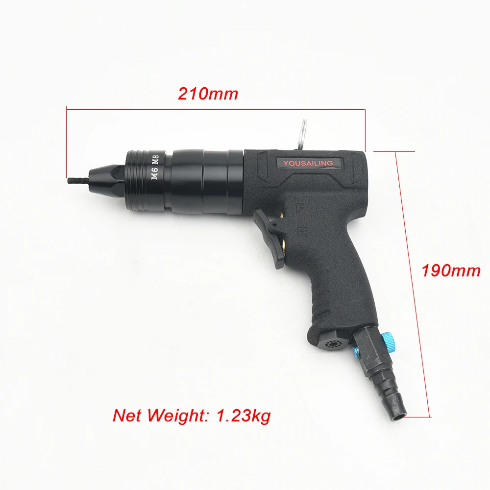 YOUSAILING 803 M5 M6 M8 Self-Lock Pneumatic Rivet Nut Guns Insert Thread Pull Setter Riveters For Round Aluminium And Iron Nuts