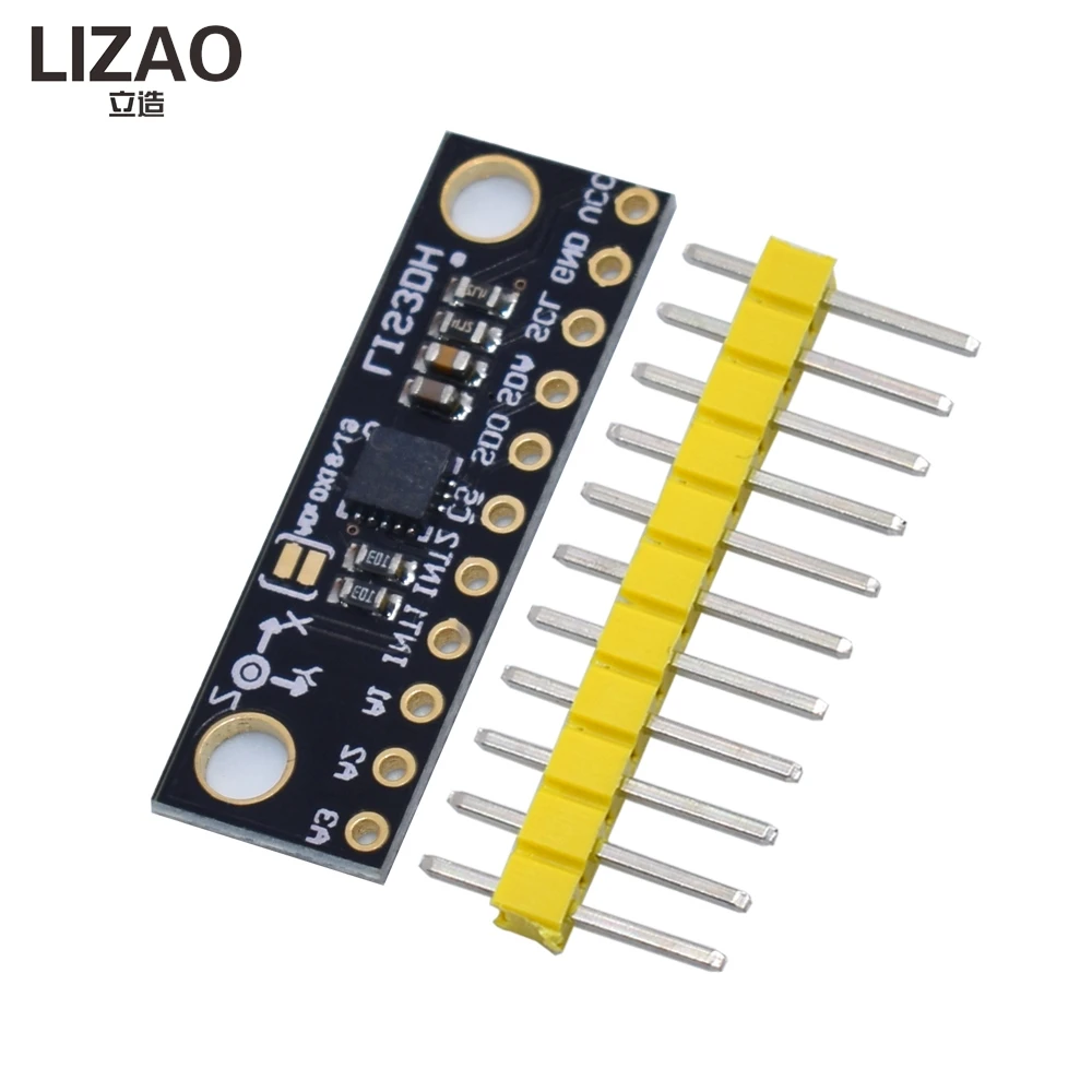 LIS3DH 3-Axis Accelerometer Module, High-Precision Sensor with I2C/SPI for Arduino Robotics & Motion Detection view 5