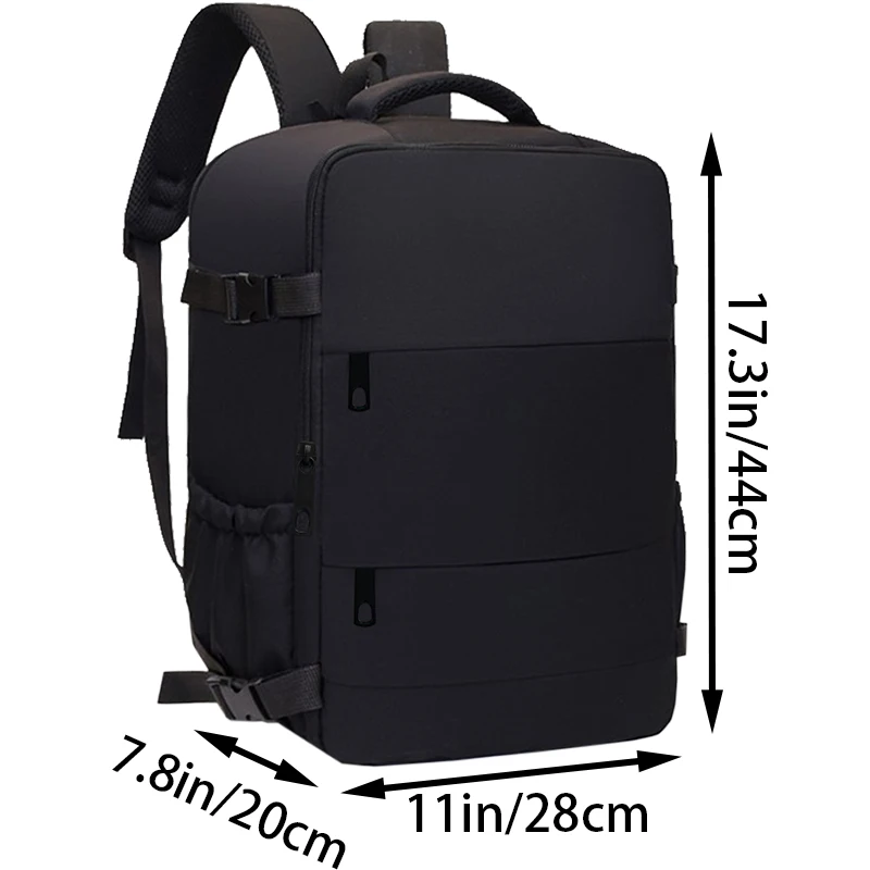 Graceful Practical Multi-color Backpack Multi-pocket Design Adjustable-strap Lightweight for Commute Casual Bag