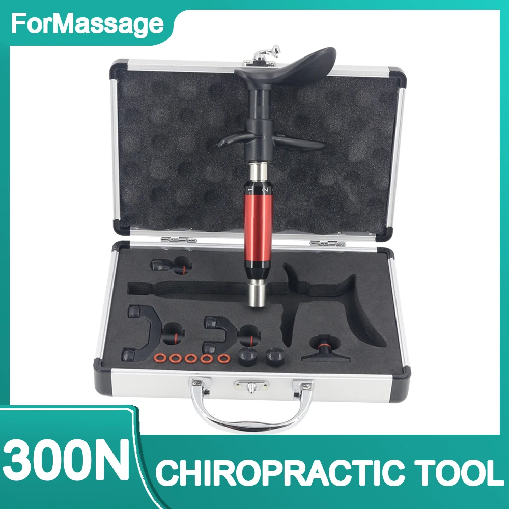 

300N Adjustable Intensity Manual Chiropractic Adjusting Tools 6 Levels Vertebration Correction Therapy Gun Pain Relief 6 Levels