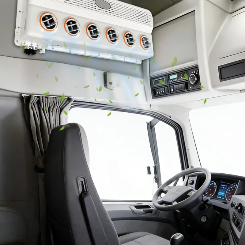 

Auto 12V Air Conditioner 24V Electric Truck Air Conditioner Parking Cooling Vans RV Parking Cooler Tractor Cab Air Condition