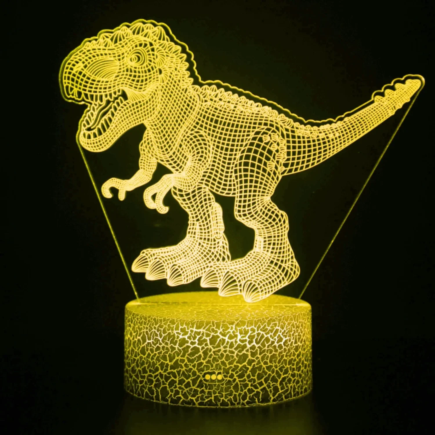 3D Dinosaur Lamp Led Night Light 16 Colors with  Control USB Nightlight Child Birthday Christmas Gift   Boys