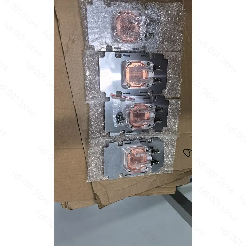 For Nvidia V100 Graphics Card, All-copper Water Cooling Soaking Plate with Pagoda Connector, Efficient Heat Dissipation Part
