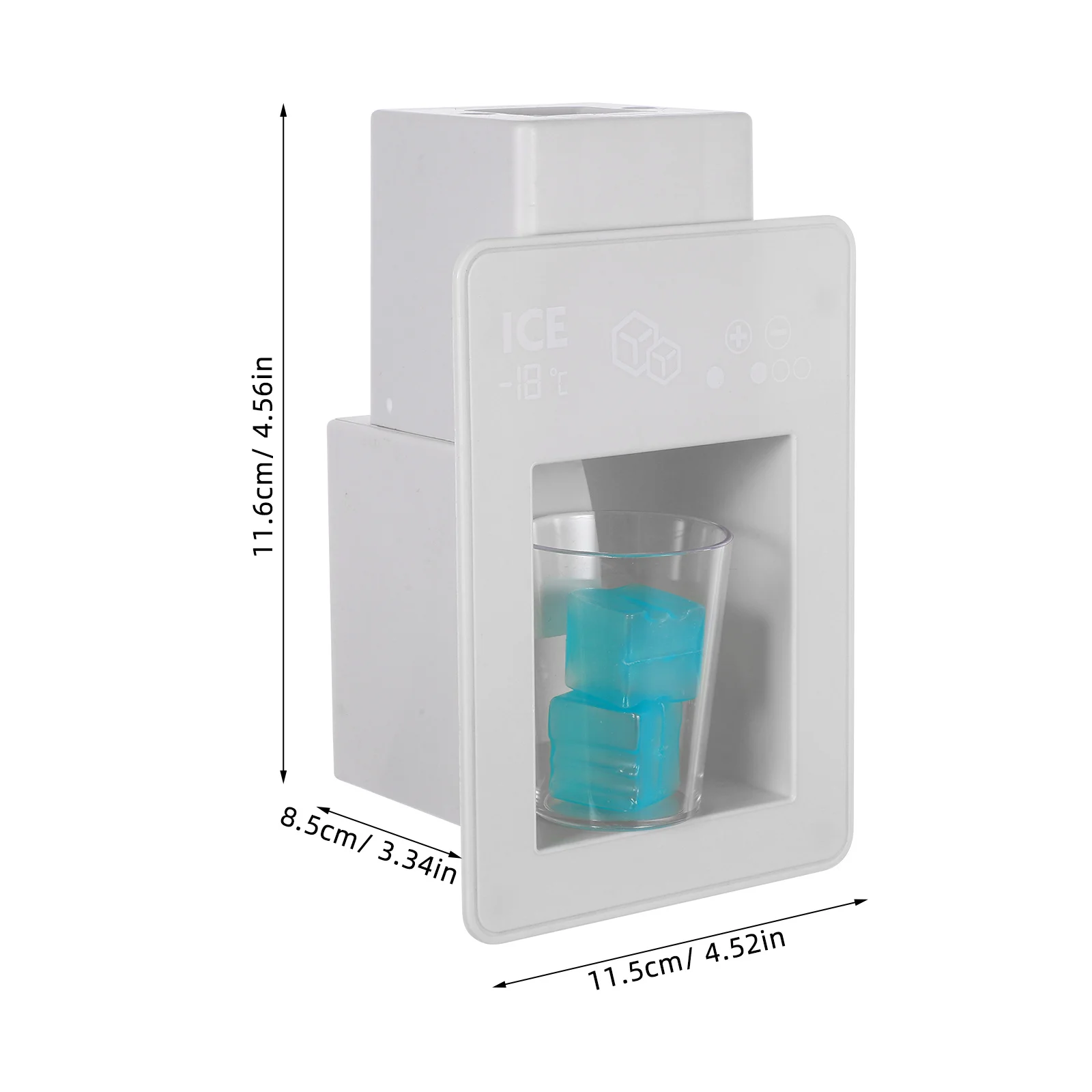 1 conjunto crianças fingir cozinha máquina de gelo realista mini simulação jogar aparelho aumenta a criatividade para cozinha playset