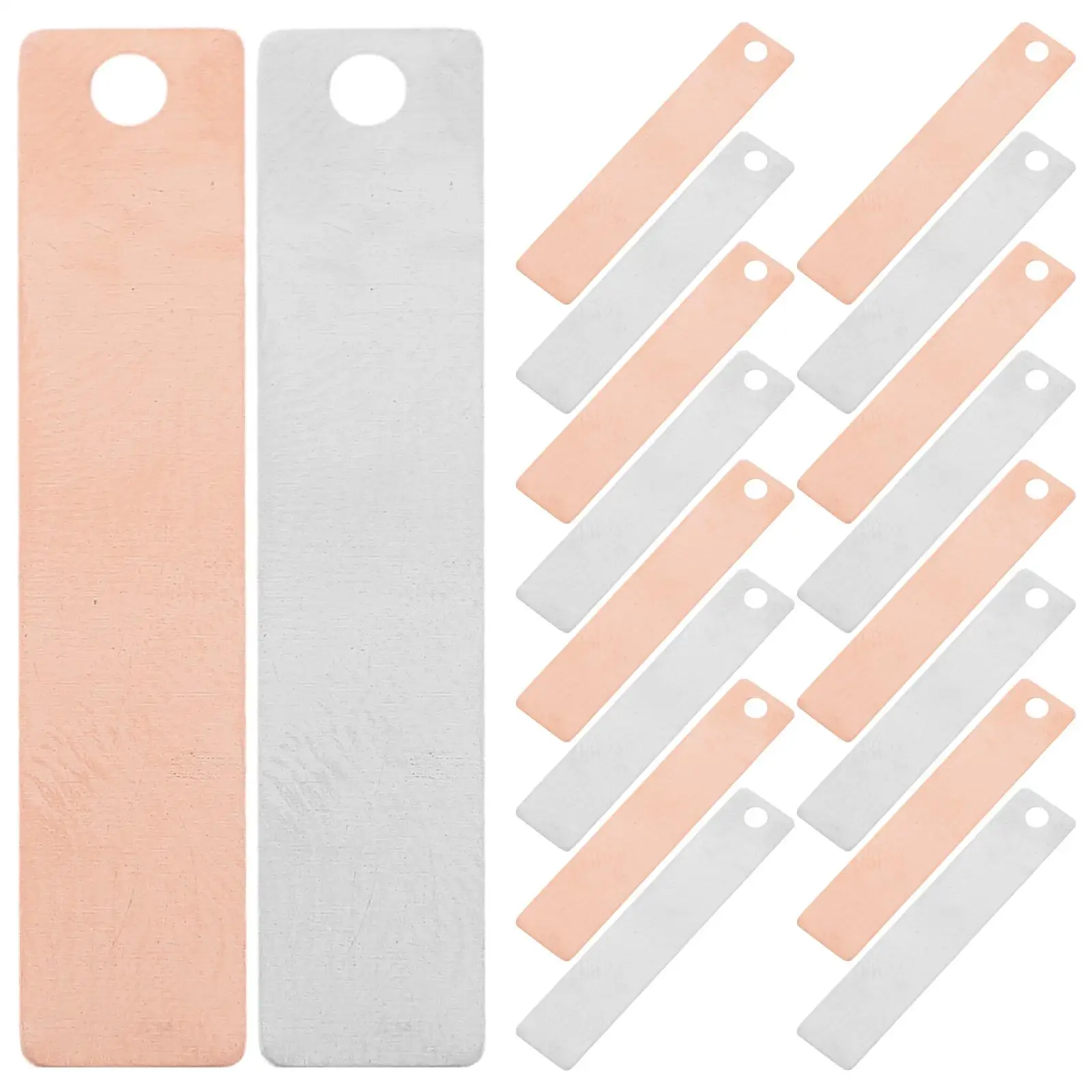 

20 Pcs Copper Zinc Electrode Sheet Lump for Metalworking Brine Dismantling Tools