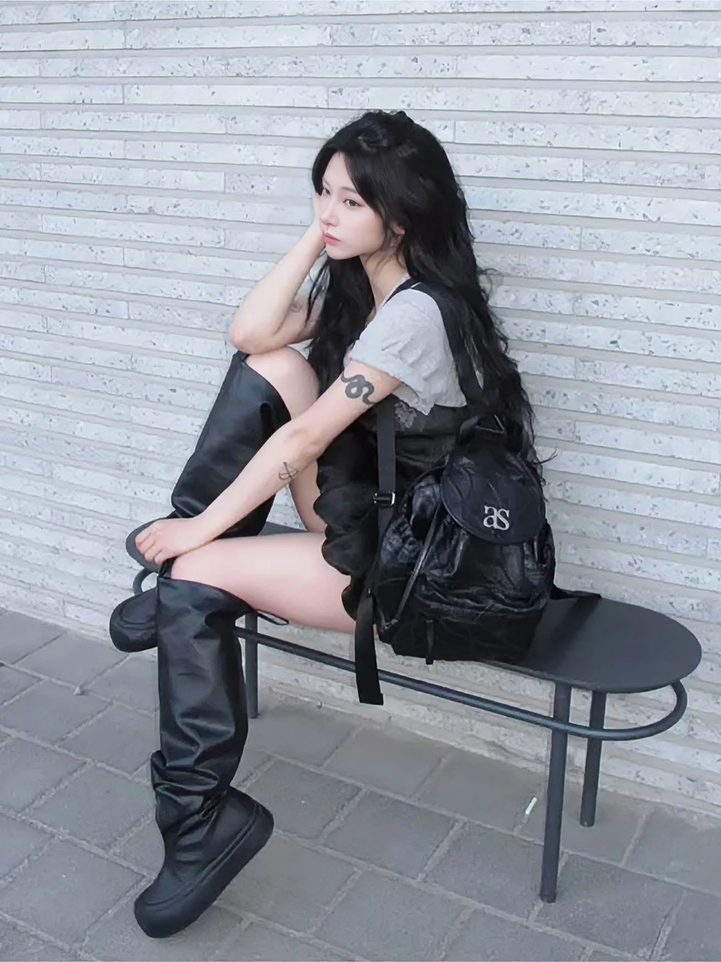 

Большая мотоциклетная сумка Capaci Sle Dstring CONSULT, повседневная простая осенне-зимняя женская сумка, двойная сумка через плечо, модная сумка для девочек