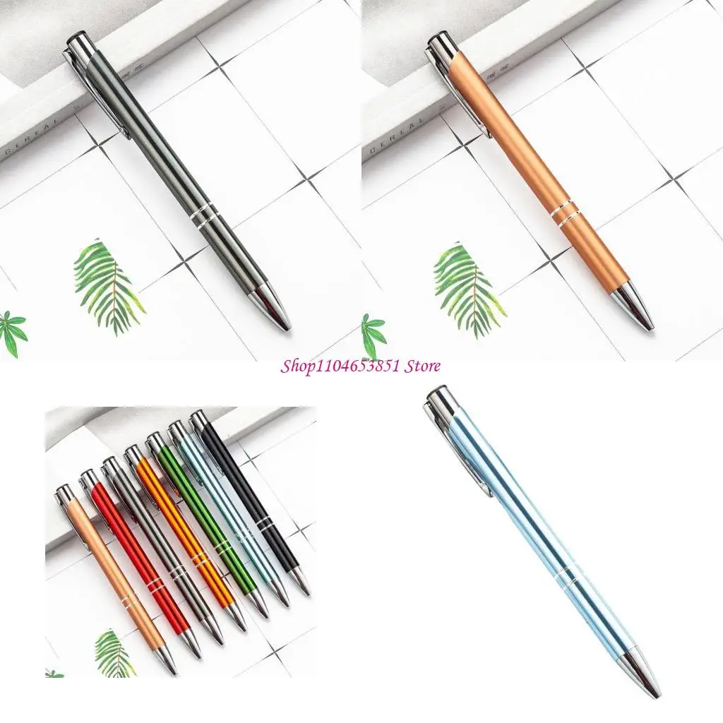 

Stylish Metal Pen Retractable Refillable 1.0mm Nib Retractable Pen Metal Ballpoint Pen for Office