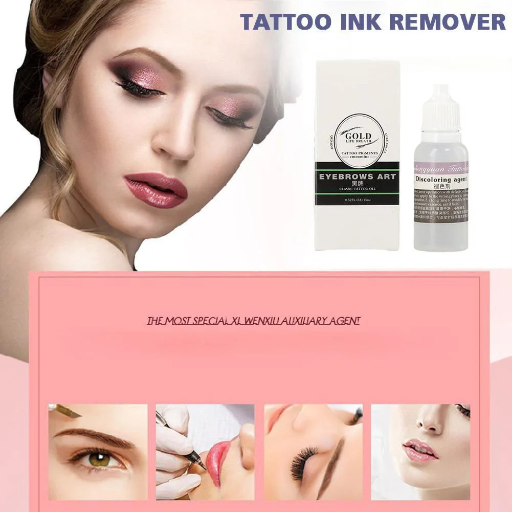 Painless Tattoo Remover & Fading Agent, Tattoo Removal Oil to Effectively & Gradually Fade Tattoos,Eyebrow Color Remover Agent image 6