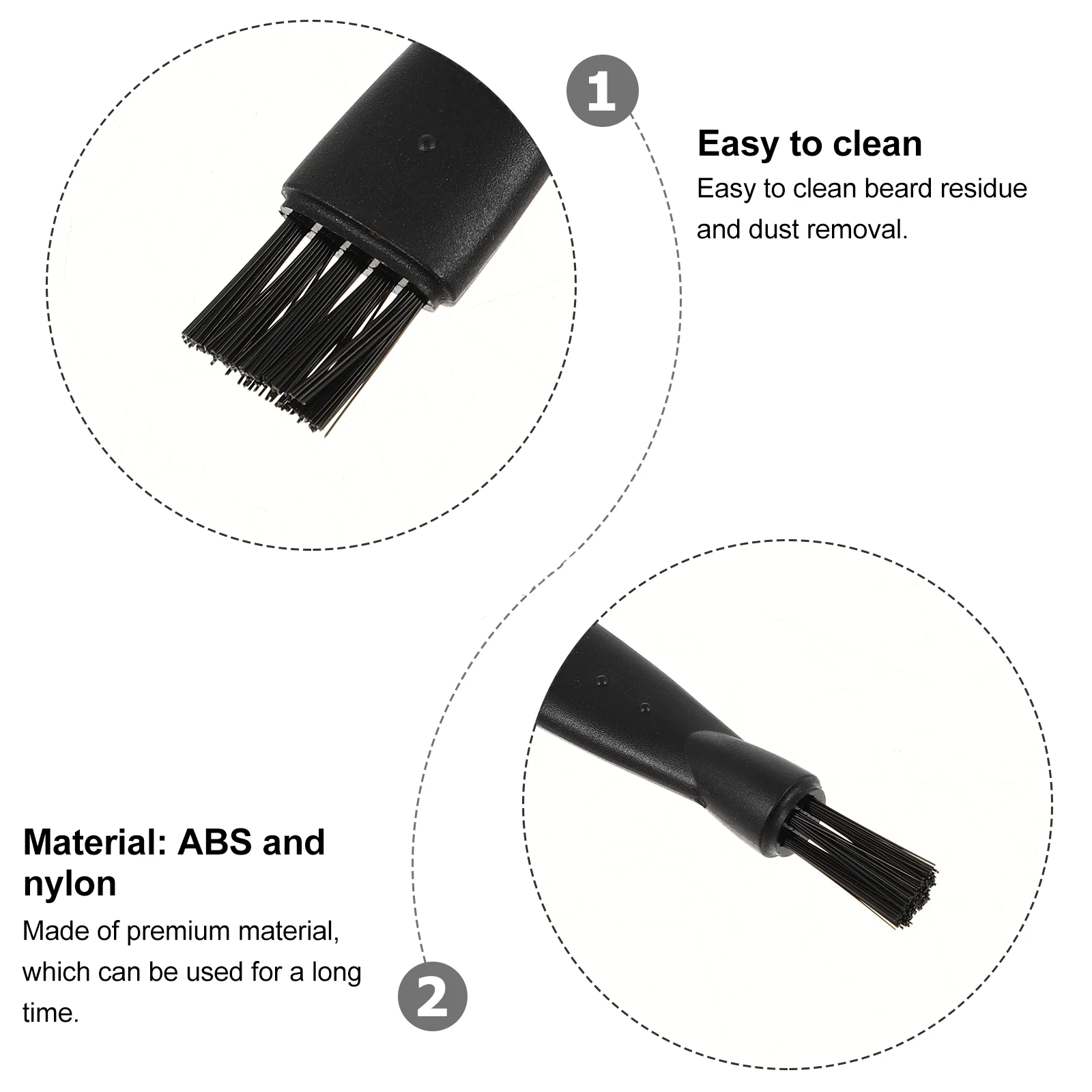 

10Pcs Shaver Cleaning Brushes Premium Material Works with Most Brands Electric Razor Maintenance Tool for Daily Shaving Care