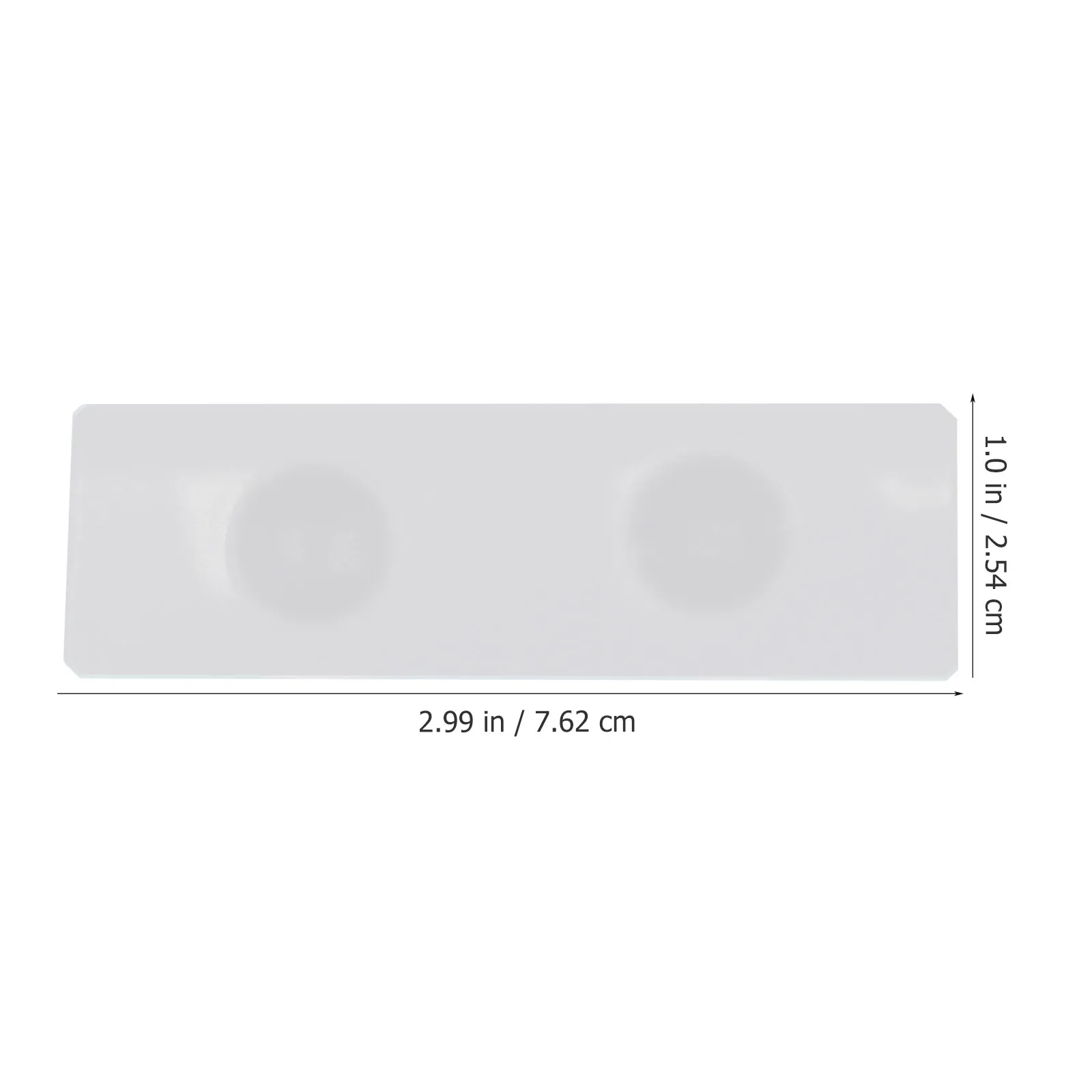 50Pcs Laboratory Microscope Slides Double Concave Glass Stable Clear Slides for Aquatic Specimens Observation Microscope Slide
