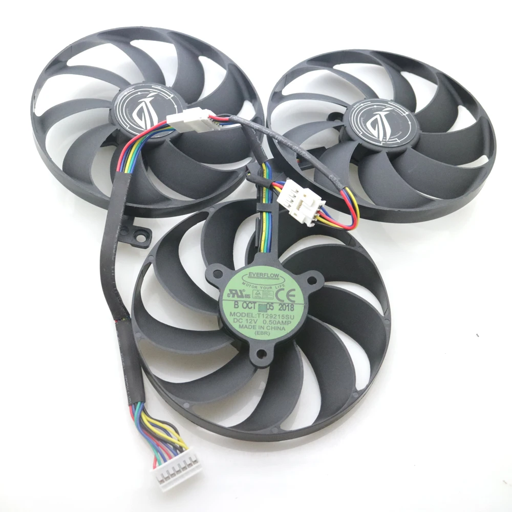 PLD09210S12H T129215SU 12V 88mm GPU Fan For ASUS ROG STRIX-RTX2070 RTX2080 ROG RTX2070S SUPER Graphics Card Cooling Fan