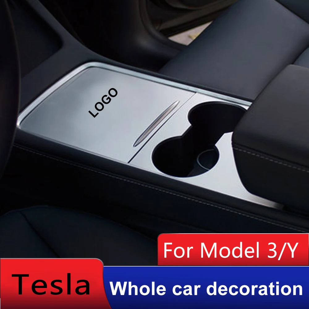 

Aluminum Alloy Whole Car Decoration For Tesla Model 3/Y Door Handle Center Control Stick Up Window Button Steering Wheel Decals