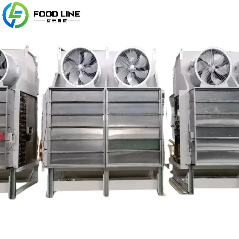 Spiral Freezer  Refrigerant Blast Freezer Cool Room Evaporator Air Cooler Fish Quick Freezing IQF Quick-freezing Machines