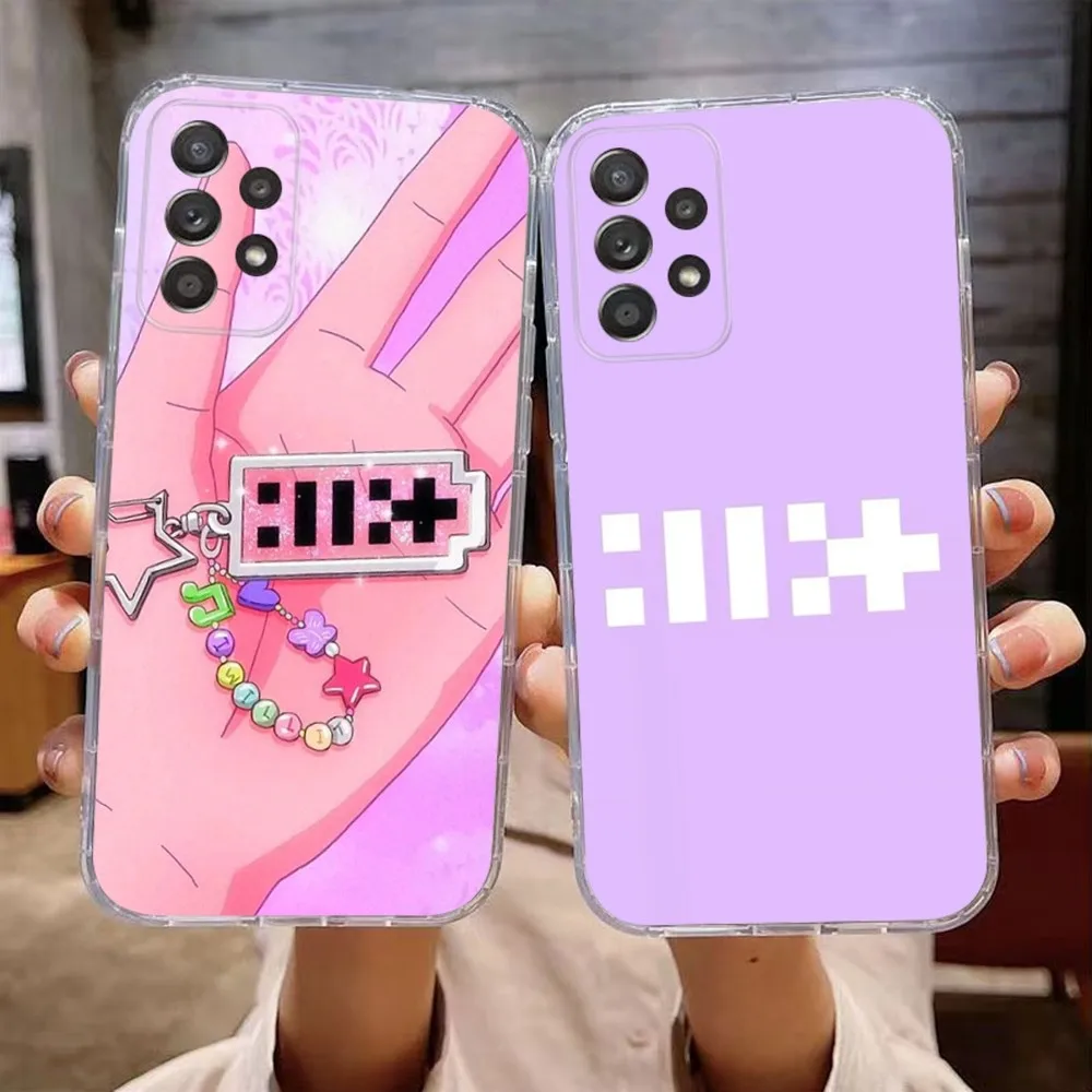 

KPOP I-ILLIT Phone Case For Samsung Galaxy A71,70,52,51,40,31,A50,30S,21S,Note20ultra Transparent Cover