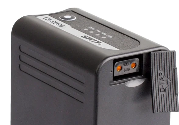 SWIT LB-SU90 SONY BP-U Camcorder Battery Pack, Built-in 14.4V D-tap Output / Charging Input And 5V/2A USB Output