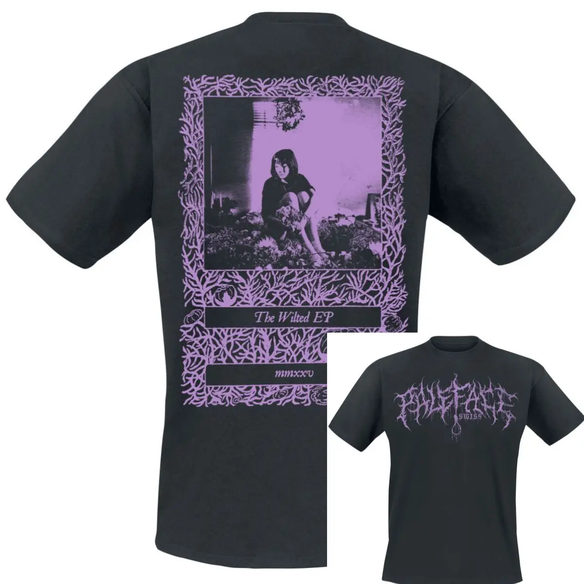Violet Paleface Swiss Band T-Shirt 100% Cotton Graphic Tee Men Women Summer Streetwear Top