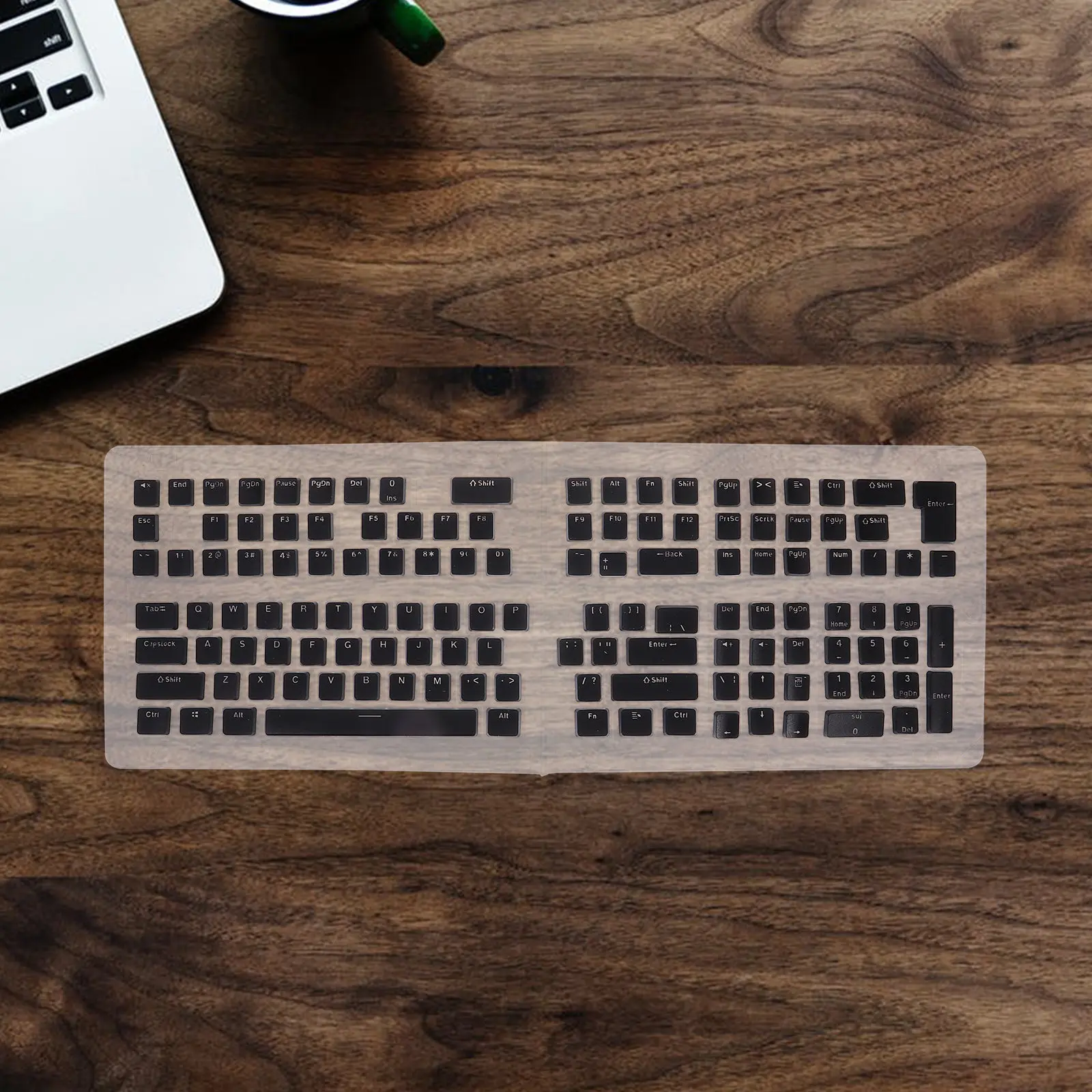 

Набор PBT-кейкапов (129 клавиш) для механических клавиатур, универсальные, подходят для раскладок 61, 68, 87, 104, для игр и набора текста, сменные