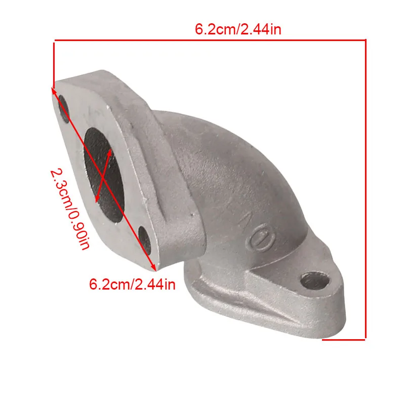 Motorcycle Carburetor Manifold Intake Pipe Fit for 150cc 155cc 160cc Engines - Compatible with Dirt Pit Bicycle