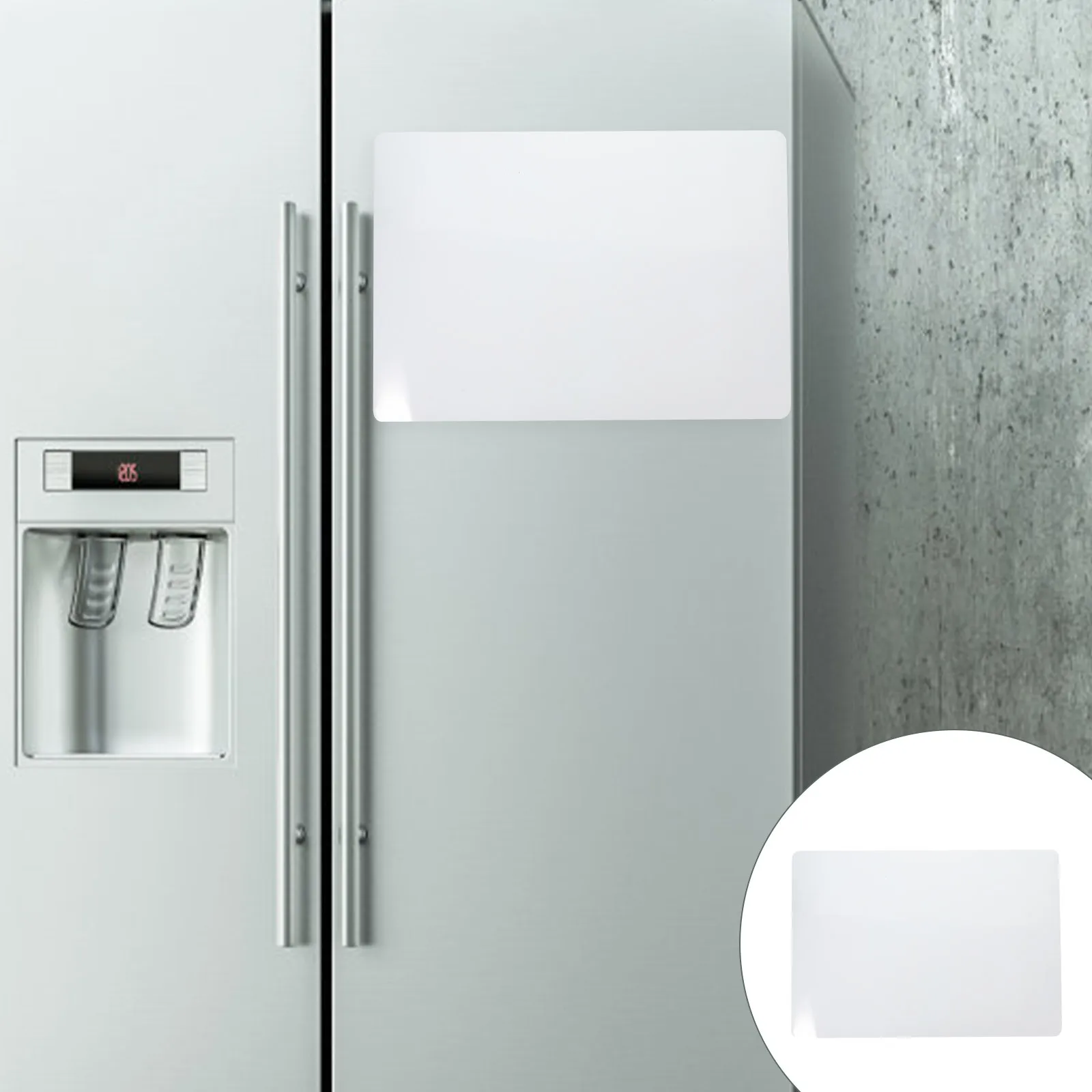 Magnetic Whiteboard For Fridge Dry Erase Reusable Planning Board Smooth Surface Refrigerator Message Organizer Plastic