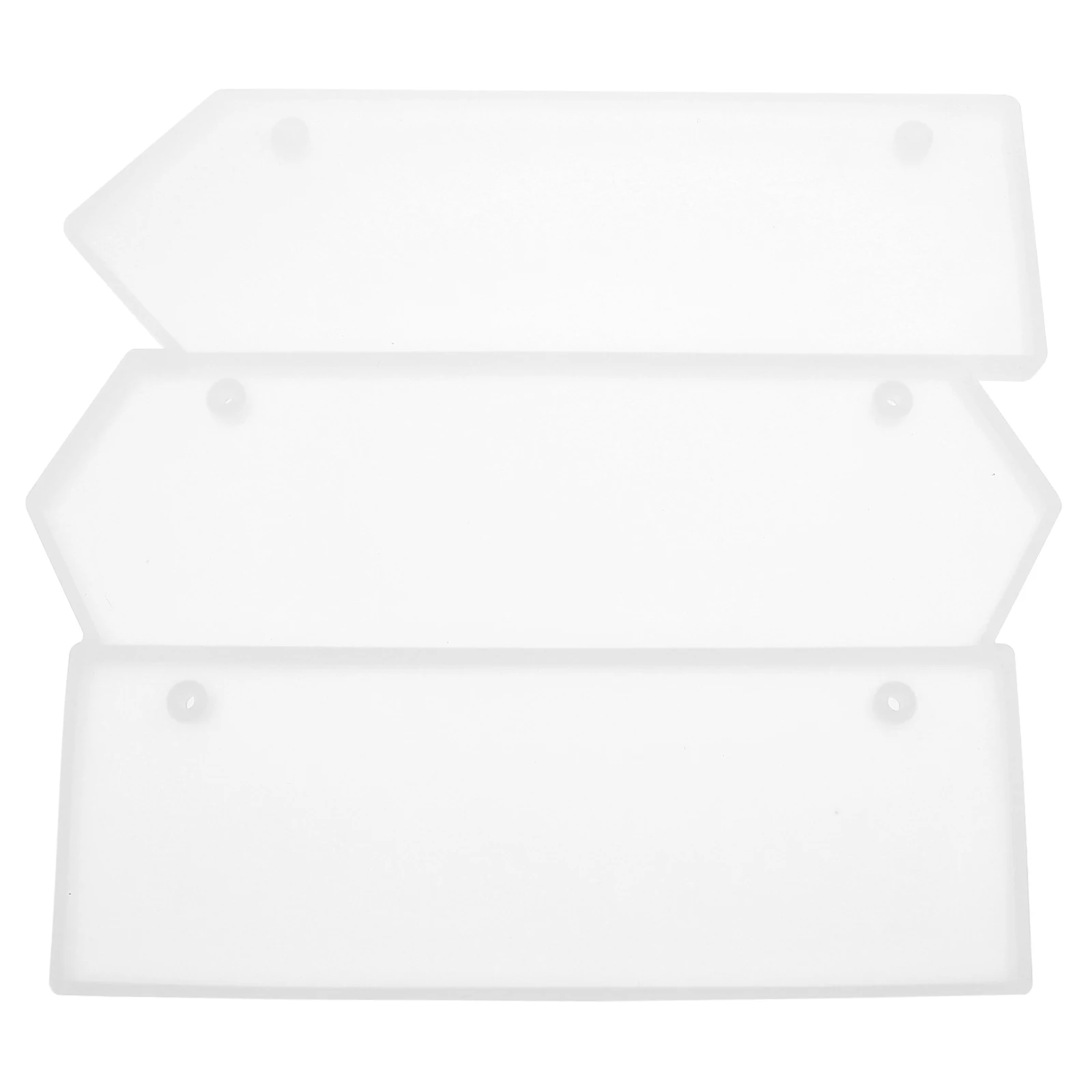 

Epoxy Door Plate Molds Diy Silicone Mold Craft Accessories Hanging Decorative Sign Room Number Tag Smooth Flat Design No