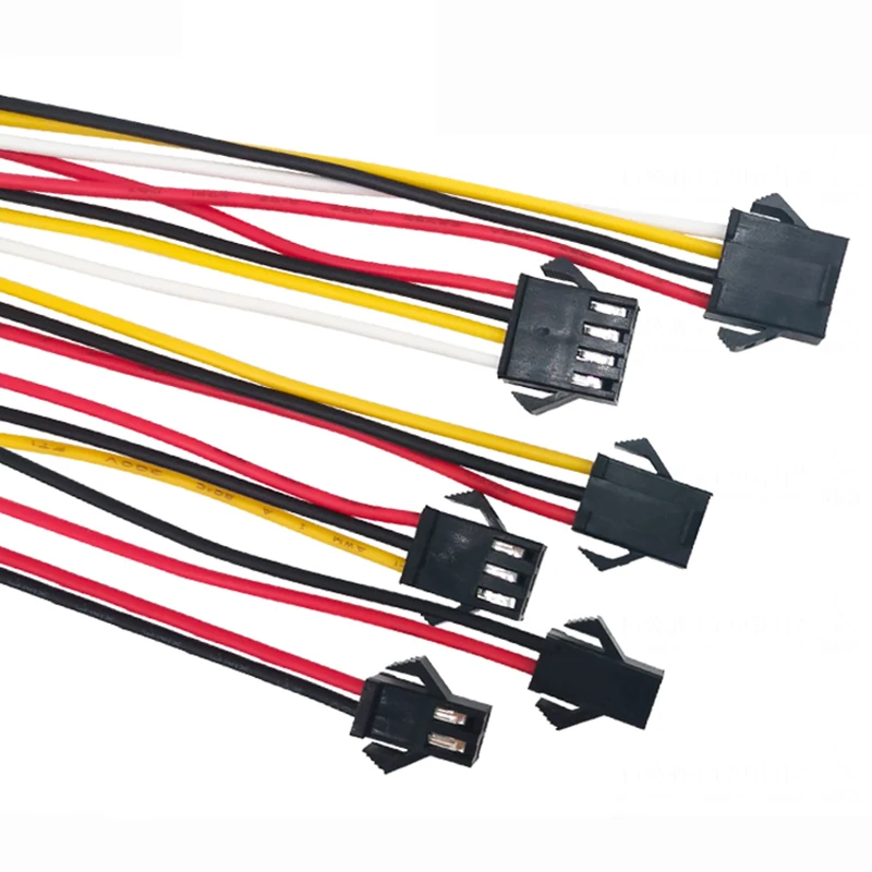 5 par SM2.54 2 3 4 5 6pin SM Męskie i żeńskie złącze LED 2pin/3pin/4pin/5pin 6pin Wire kabel pigtail Wtyczka Długość całkowita 40cm — zdjęcie 4