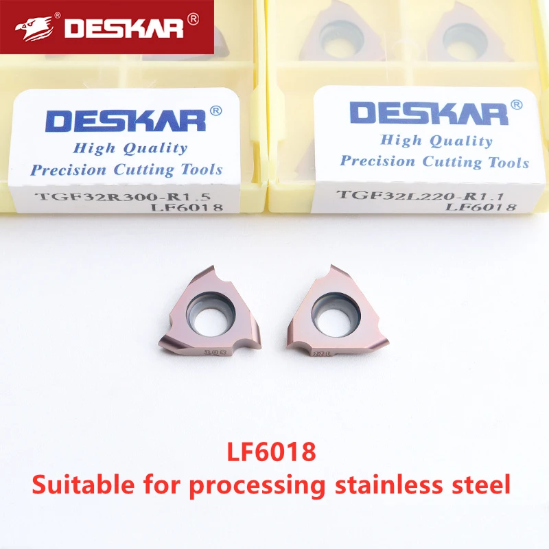 

Deskar Tgf32R Tgf32L 050 60 70 80 90 100 200 210 220 230 240 300 R0.25 R1.5 R0.75 R0.3 Cnc Shallow Slot Blades Carbide Insert
