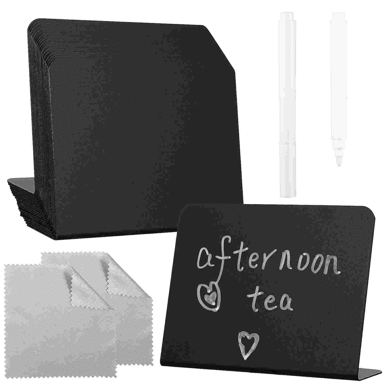 

Pastel Pencils Small Chalk Board Signs Chalkboard Markers Desktop Dessert Table Easel Food