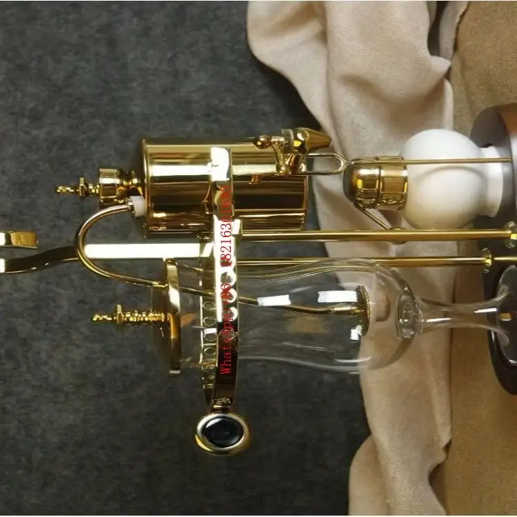 NEW  Hand Brewed Siphon Coffee Machine, Vintage Coffee Bean Grinder Tool