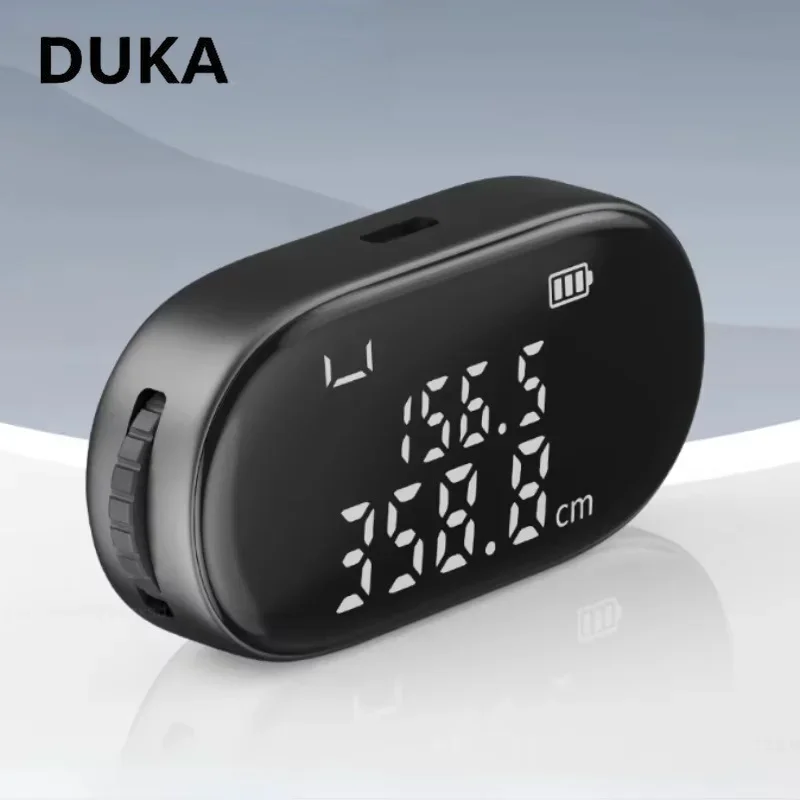 DUKA Q2 Mini Electronic Ruler Digital Wheel Tape Measure High Accuracy Type‑C Rechargeable Handheld Length Smart Measuring Tool