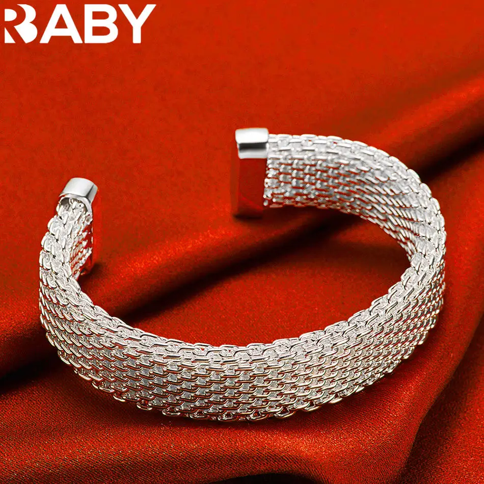 URBABY 925 فضة الإسورة تصميم أساور للنساء سحر الاتجاه هدايا عيد ميلاد موضة حفلة غرامة مجوهرات #3