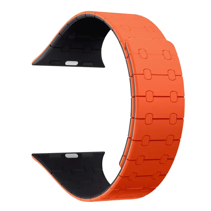 Magnetic Silicone Band for Apple Watch Ultra 3 2 49mm 44mm  46mm 42mm 40 41mm 45mm Strap Bracelet IWatch Series 11 10 9 8 7 6 SE - Image 8