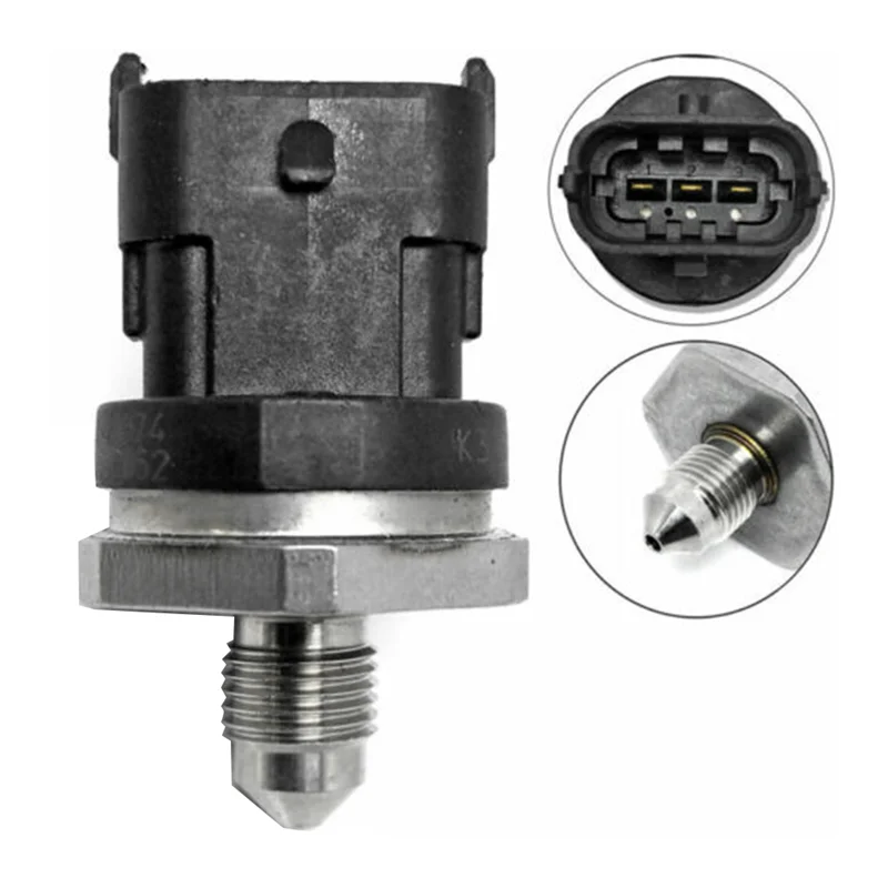 

N29R_5 Pcs L80718211 Fuel Rail Pressure Sensor for Mazda CX-7 2007-2009