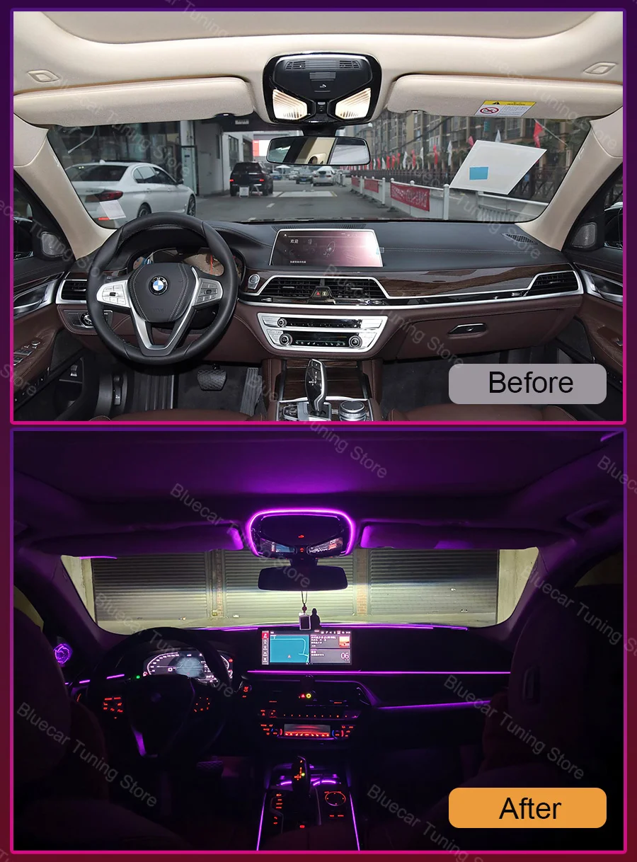 LED-Leselampe für BMW 3 4 5 6 7 8 Serie X3 X4 X5 X6 X7 G20 G26 G30 G32 G11 G16 G01 G02 G05 G06 G07 G60 G70 Auto-Ambientebeleuchtung – Detail 1