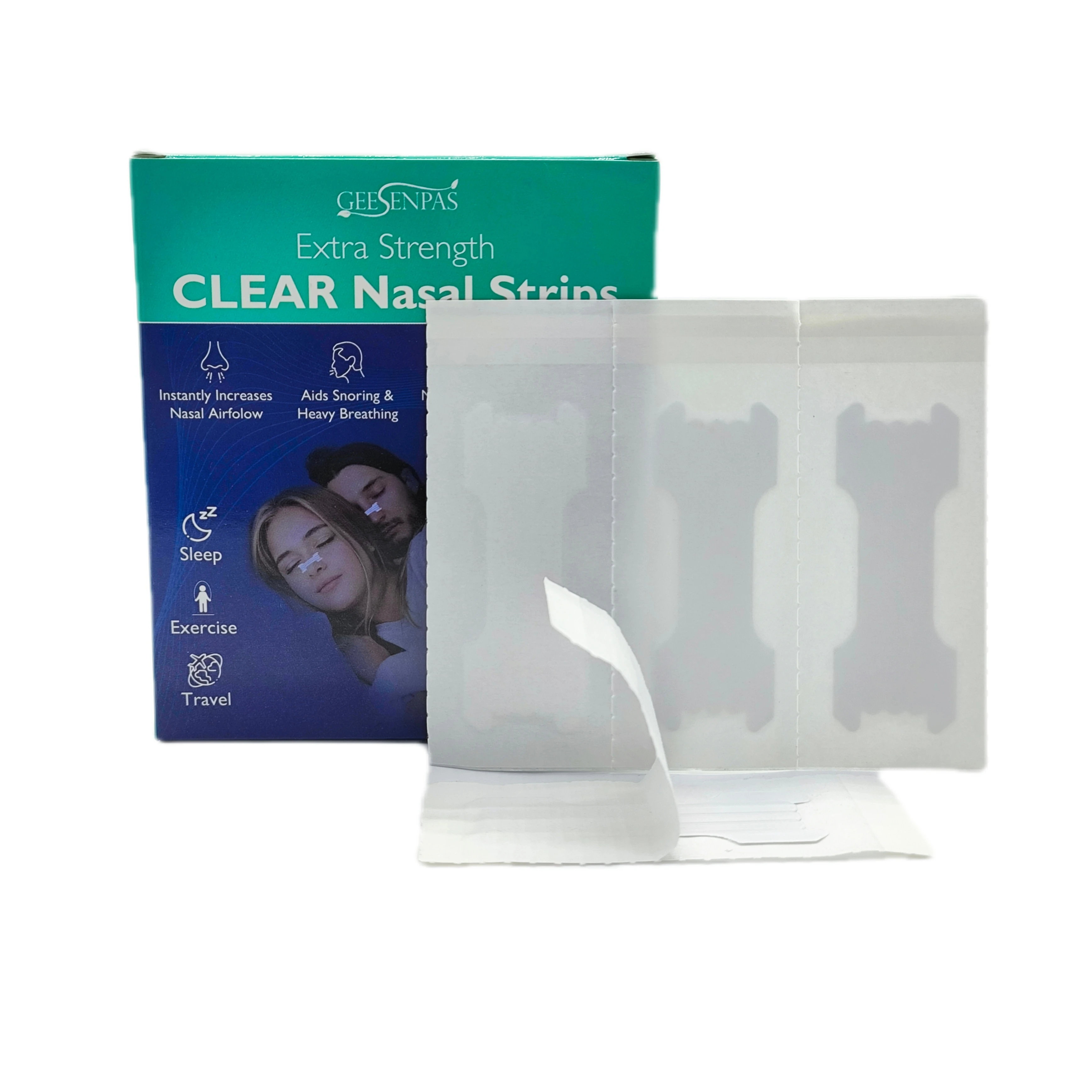 

30 шт./кор., очень прочные, прозрачные полоски для носа, пластырь для остановки храпа, лучшее дыхание, не храп, сна, средство против храпа