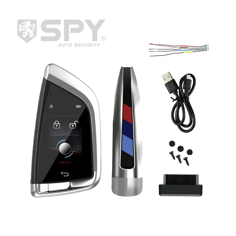 

SPY Model Smart LCD Key Universal Car Key for All Cars With Push Start Button With Keyless Entry