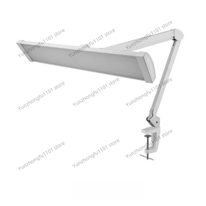 Dimmable 30W Jewellers LED Bench Clamp Lamp, 3000~6500K CCT Color Temperature Adjustable Flexible Arm Work Light