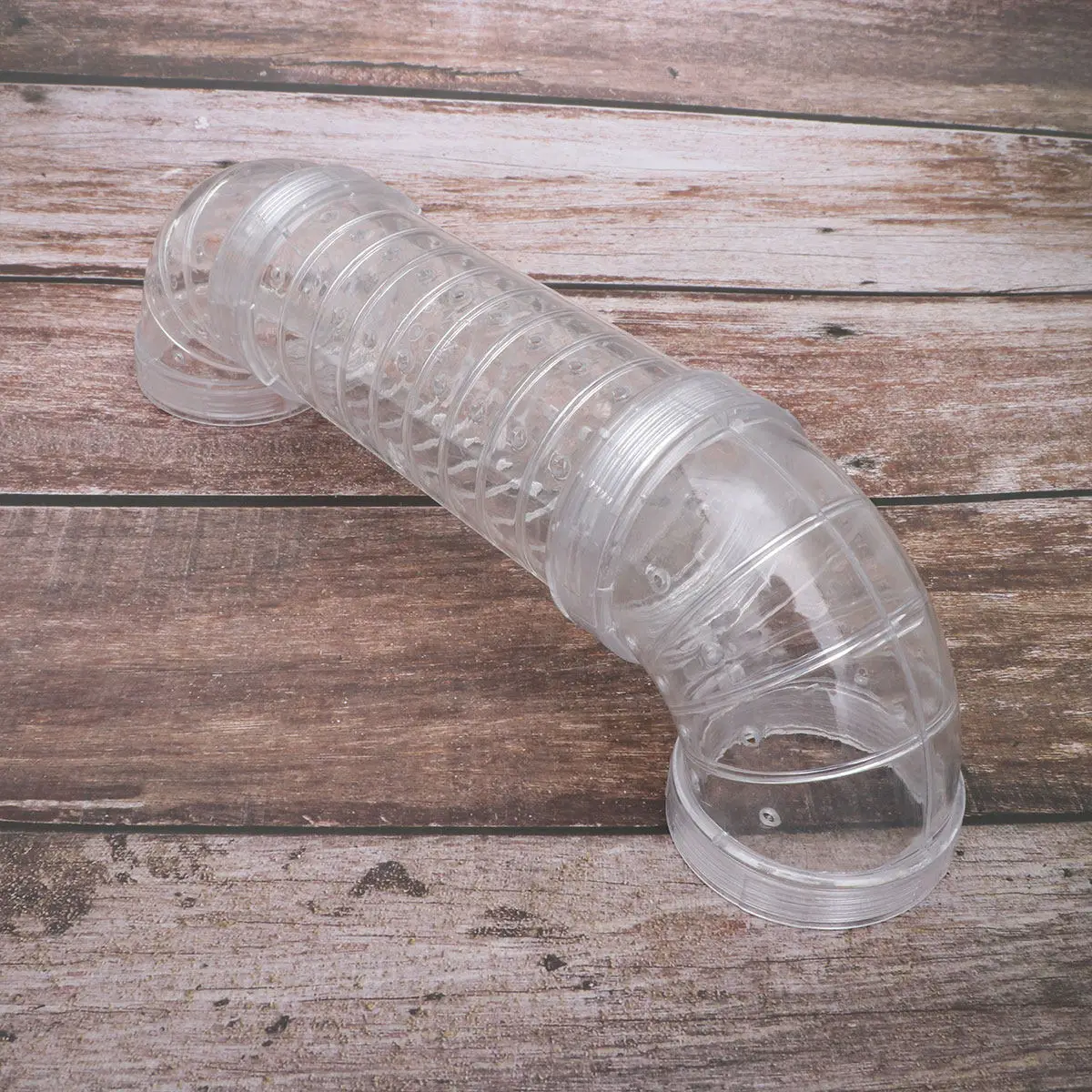 

2 изогнутых и 1 прямая трубка для игрового тоннеля для хомяков, прозрачная клетка-трубопровод для мышей, U-образные вентиляционные отверстия, сделай сам