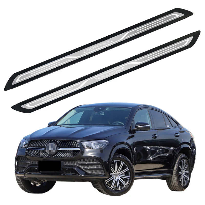 

Автоматические электрические боковые подножки, неоновые светодиодные фонари для Mercedes-Benz GLE 350 Coupe 2020-2024 гг.