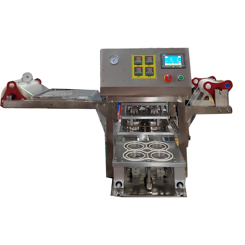 Can Be Customized Automatic Rice Popcorn Yogurt Vermicelli Fried Instant Noodle Plastic Bowl Cup Filling Sealing Machine