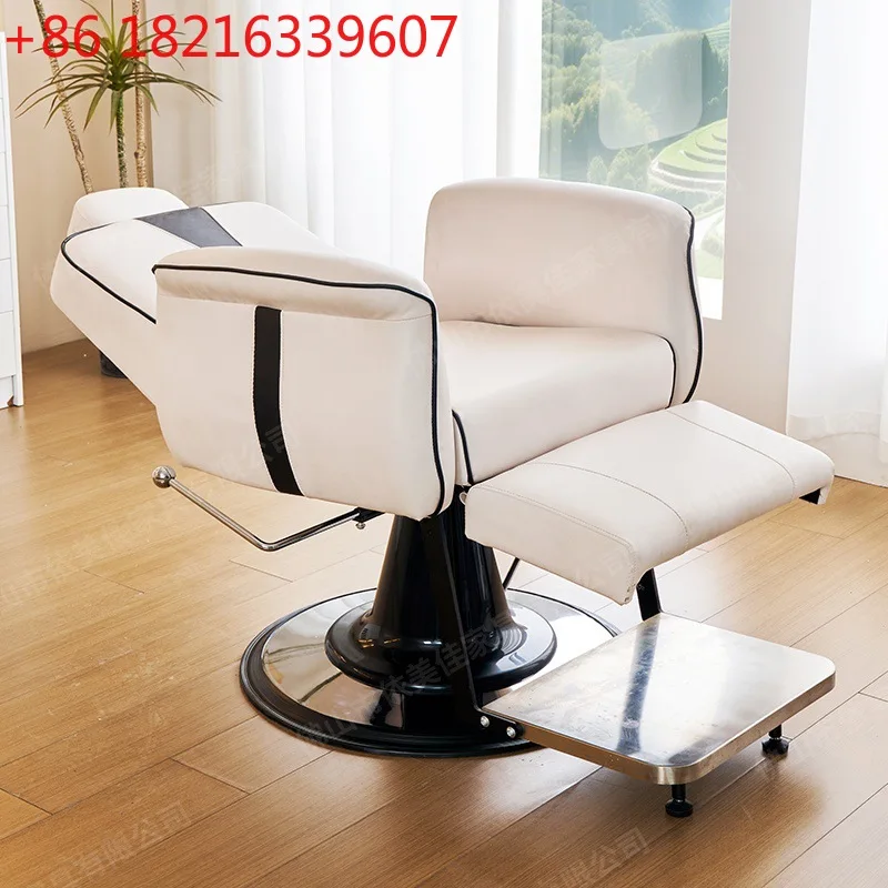 YAO can be reclined and cut special stainless steel hair  chair barber shop can be lifted and rotated