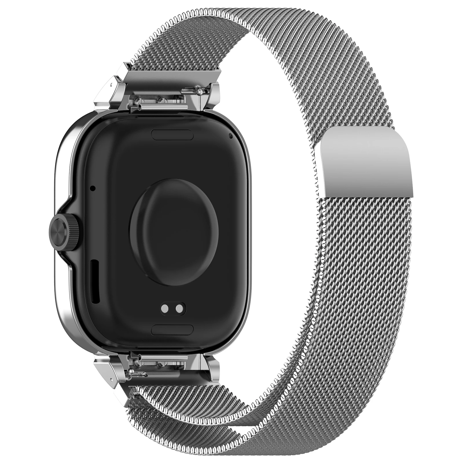 

Для Xiaomi Redmi Watch 5/Redmi Watch 4, миланский ремешок из нержавеющей стали с металлическим корпусом - серебристый