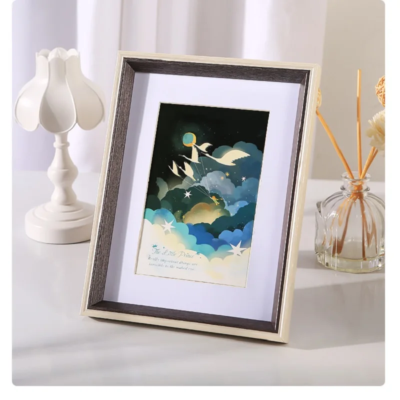 Minimalist Photo Frame Versatile A4 Tabletop Display Wall Mount Picture Frame - Stylish Decoration for Home & Office Home Decor