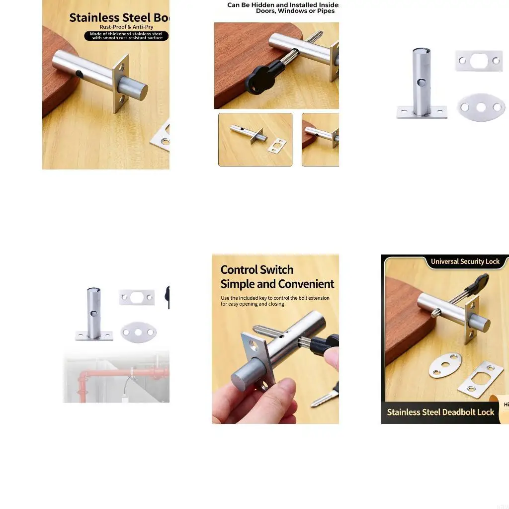 Service Opening Lock Set with Metal Mortise Lock for Entry Cover Use 87HA