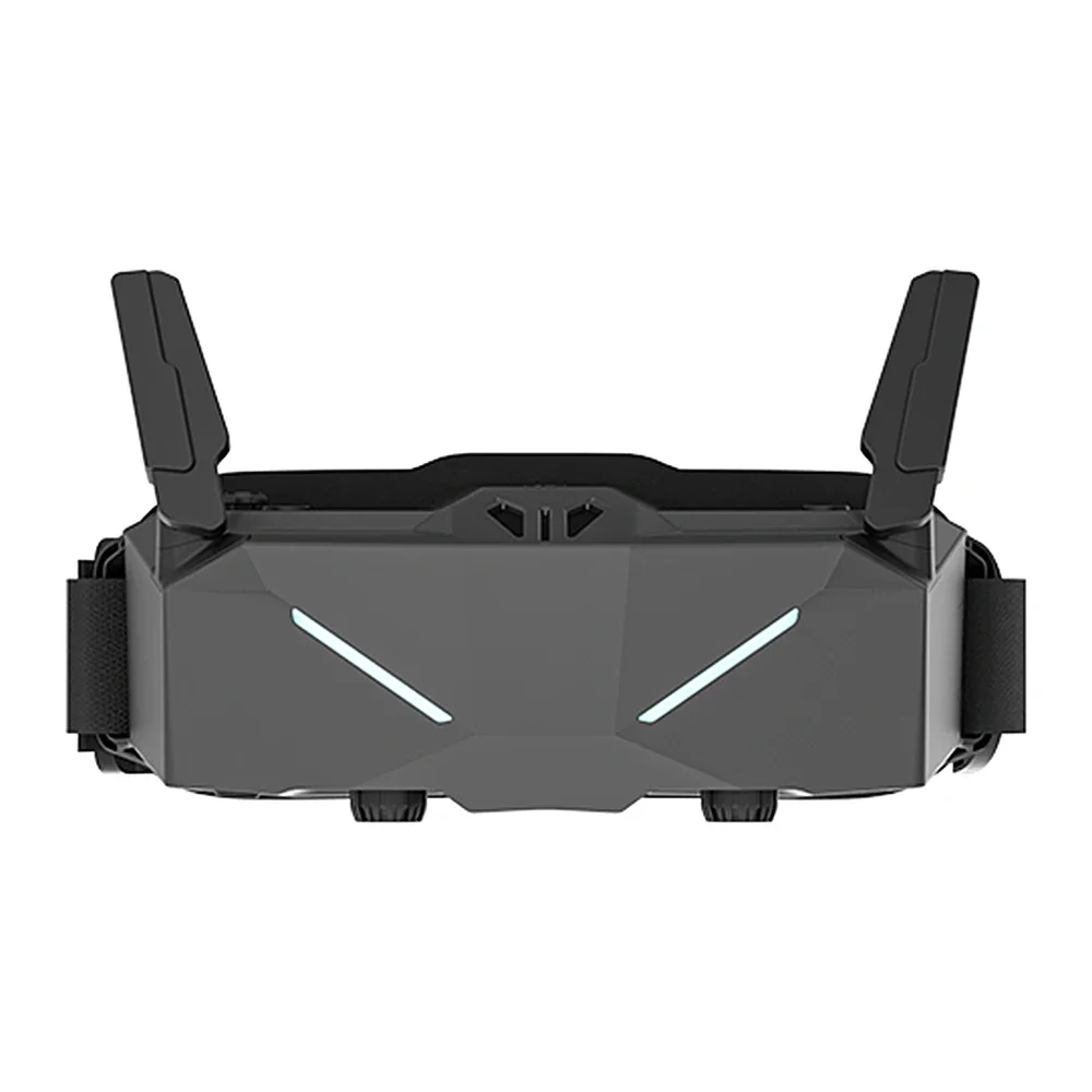 SmCpIFlight Skyviz Analog Goggles Built-in Receiver, 30FPS (CVBS), 1920×1080, 100 Hz, Supported 64G Cards 2-6S Lipo For RC FPV D