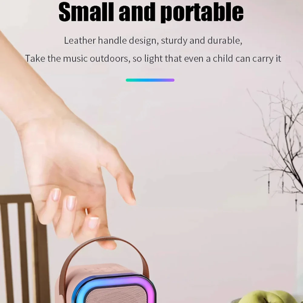 Microfoni e altoparlanti integrati professionali wireless Bluetooth per microfono KTV Mike audio portatile per bambini